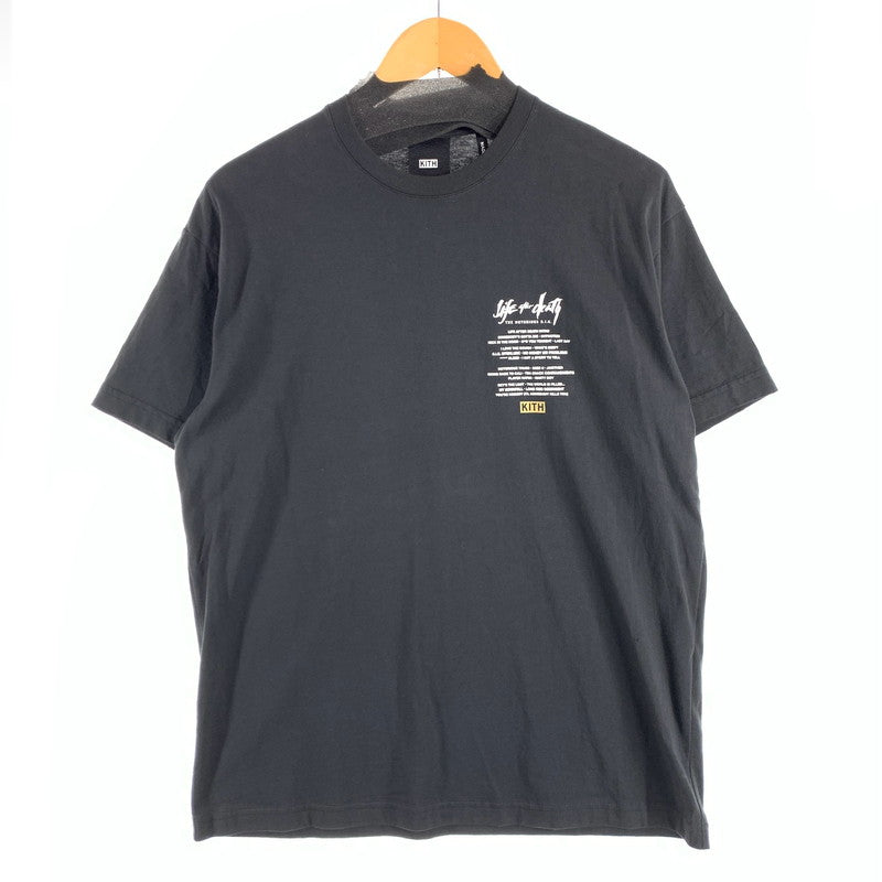 【中古品】【メンズ】 KITH THE NOTORIOUS B.I.G. SS TEE キス 半袖Tシャツ カットソー ブランド 古着 142-260627-gm-18-fuz サイズ：M カラー：ブラック 万代Net店