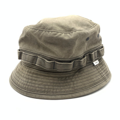 【中古品】【メンズ】 WTAPS JUNGLE HAT ダブルタップス ジャングルハット ブランド 帽子 185-260627-gm-37-fuz サイズ：01 カラー：カーキ 万代Net店