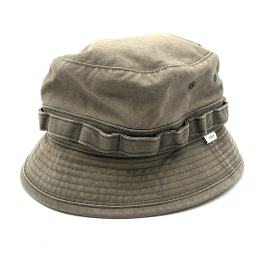 【中古品】【メンズ】 WTAPS JUNGLE HAT ダブルタップス ジャングルハット ブランド 帽子 185-260627-gm-37-fuz サイズ：01 カラー：カーキ 万代Net店