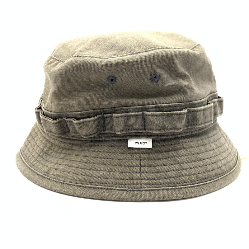【中古品】【メンズ】 WTAPS JUNGLE HAT ダブルタップス ジャングルハット ブランド 帽子 185-260627-gm-37-fuz サイズ：01 カラー：カーキ 万代Net店