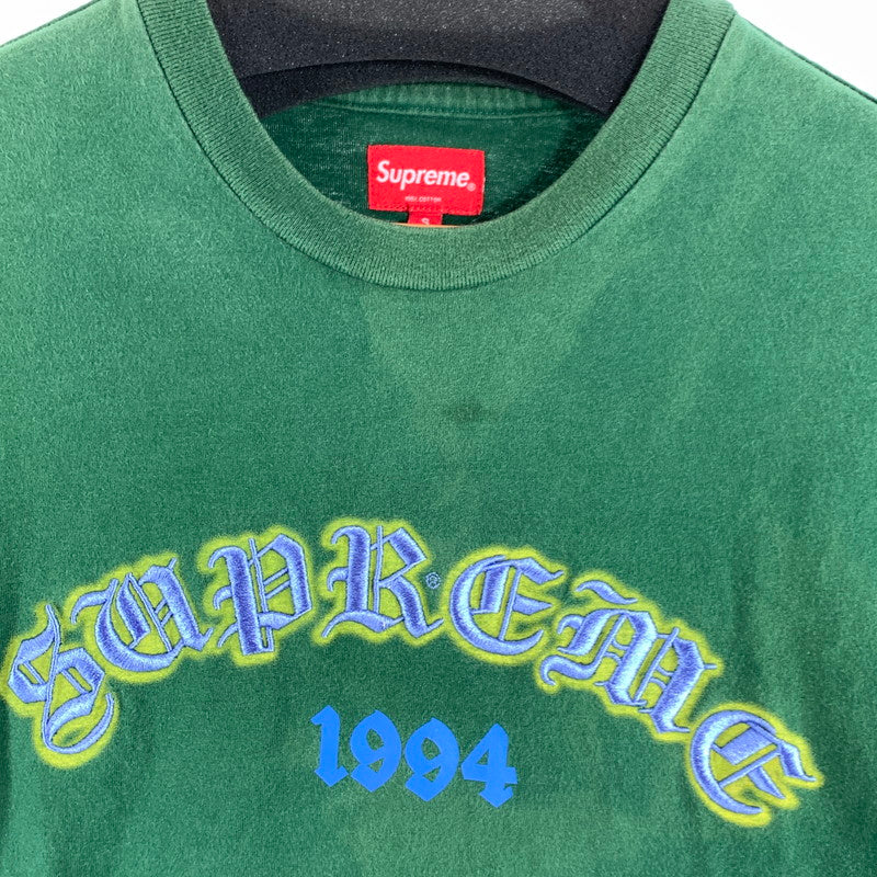【中古品】【メンズ】 SUPREME SS POCKET TEE GREEN.1994 シュプリーム 半袖Tシャツ ポケット カットソー ブランド 古着 149-260627-gm-25-fuz サイズ：S カラー：グリーン 万代Net店