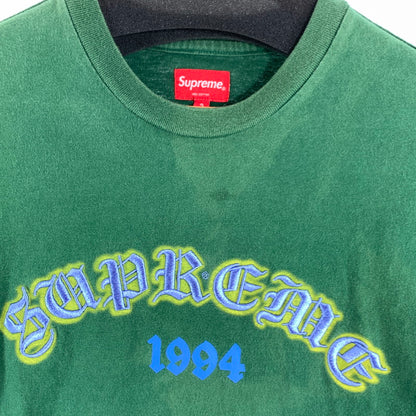 【中古品】【メンズ】 SUPREME SS POCKET TEE GREEN.1994 シュプリーム 半袖Tシャツ ポケット カットソー ブランド 古着 149-260627-gm-25-fuz サイズ：S カラー：グリーン 万代Net店