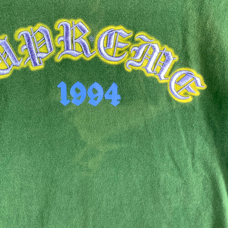 【中古品】【メンズ】 SUPREME SS POCKET TEE GREEN.1994 シュプリーム 半袖Tシャツ ポケット カットソー ブランド 古着 149-260627-gm-25-fuz サイズ：S カラー：グリーン 万代Net店
