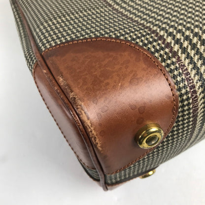 【中古品】【レディース】 POLO RALPH LAUREN ポロ ラルフローレン BAG BROWN 千鳥格子柄 ドッグトゥース ※シミ・スレ・汚れ・使用感有 カバン バッグ 188-260731-io-29-fuzh 万代Net店