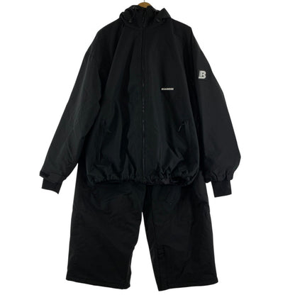 【中古品】【メンズ】 BOARDEE ボーディー ウェア スノーウェア スノボ 上下セット ※ほつれ・汚れ・使用感あり 127-261022-io-09-fuz サイズ：L カラー：ブラック 万代Net店