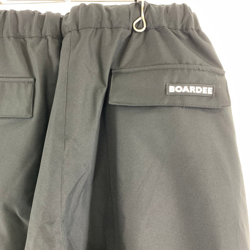 【中古品】【メンズ】 BOARDEE ボーディー ウェア スノーウェア スノボ 上下セット ※ほつれ・汚れ・使用感あり 127-261022-io-09-fuz サイズ：L カラー：ブラック 万代Net店