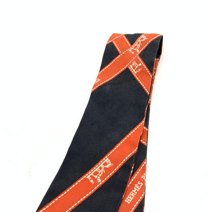 【中古品】【レディース】 HERMES エルメス ツイリースカーフ ブランド 小物 183-260627-gm-34-fuz カラー：ブラック ブラウン 万代Net店