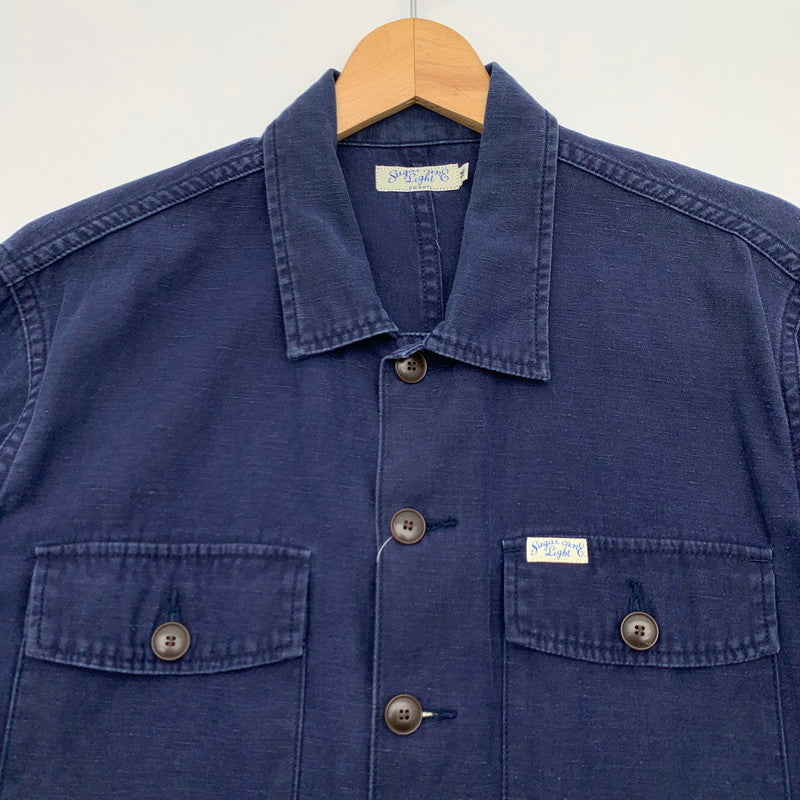 【中古品】【メンズ】 SUGAR CANE SC13816 シュガーケーン カバーオール ジャケット アウター ブランド 古着 ブルゾン 145-260628-gm-05-fuz サイズ：M カラー：ネイビー 万代Net店