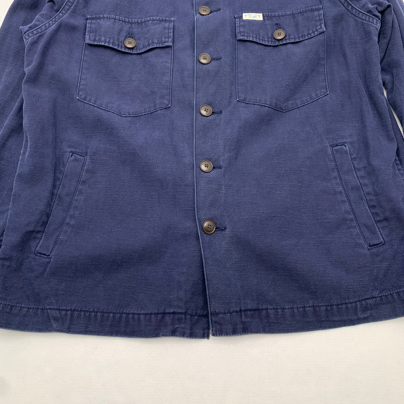 【中古品】【メンズ】 SUGAR CANE SC13816 シュガーケーン カバーオール ジャケット アウター ブランド 古着 ブルゾン 145-260628-gm-05-fuz サイズ：M カラー：ネイビー 万代Net店