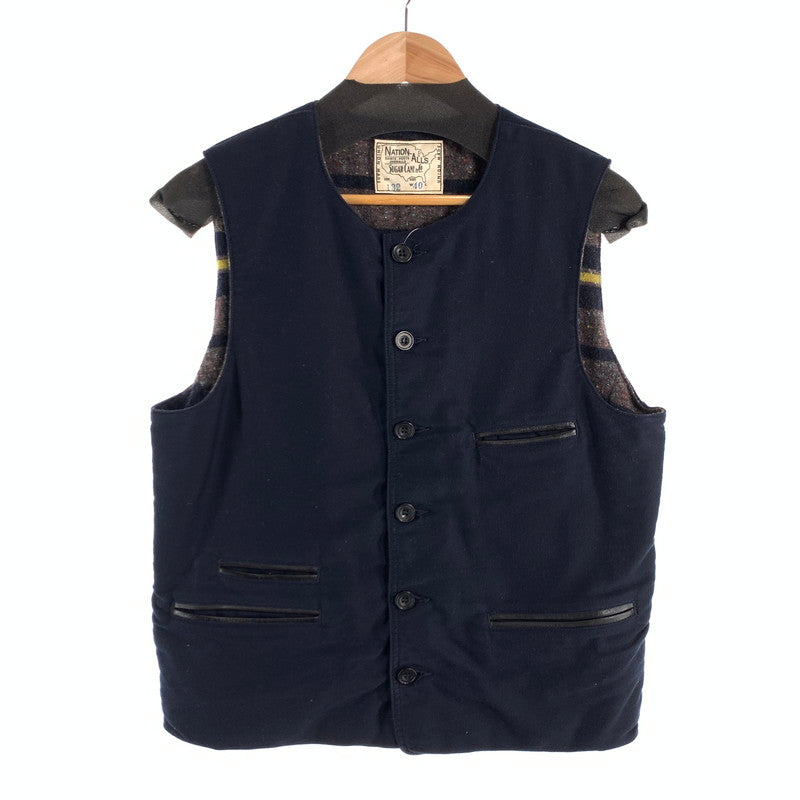 【中古品】【メンズ】 SUGAR CANE LOT132 VEST シュガーケーン ベスト ブランド 古着 145-260628-gm-08-fuz サイズ：40 カラー：ネイビー 万代Net店