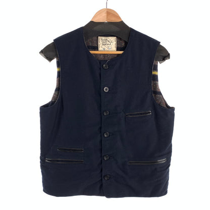 【中古品】【メンズ】 SUGAR CANE LOT132 VEST シュガーケーン ベスト ブランド 古着 145-260628-gm-08-fuz サイズ：40 カラー：ネイビー 万代Net店