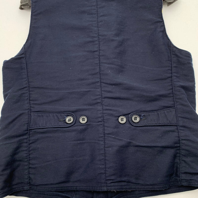 【中古品】【メンズ】 SUGAR CANE LOT132 VEST シュガーケーン ベスト ブランド 古着 145-260628-gm-08-fuz サイズ：40 カラー：ネイビー 万代Net店
