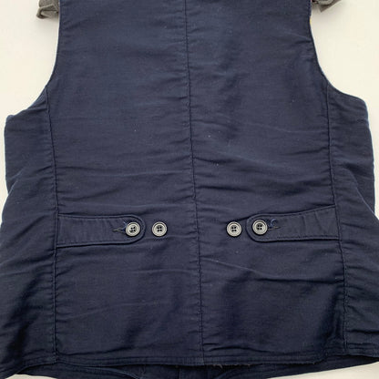 【中古品】【メンズ】 SUGAR CANE LOT132 VEST シュガーケーン ベスト ブランド 古着 145-260628-gm-08-fuz サイズ：40 カラー：ネイビー 万代Net店