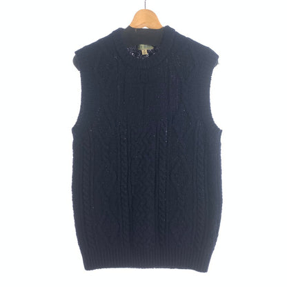 【中古品】【メンズ】 DRY BONES KNIT VEST ドライボーンズ ニットベスト ブランド 古着 145-260725-gm-21-fuzh サイズ：XL カラー：ネイビー 万代Net店