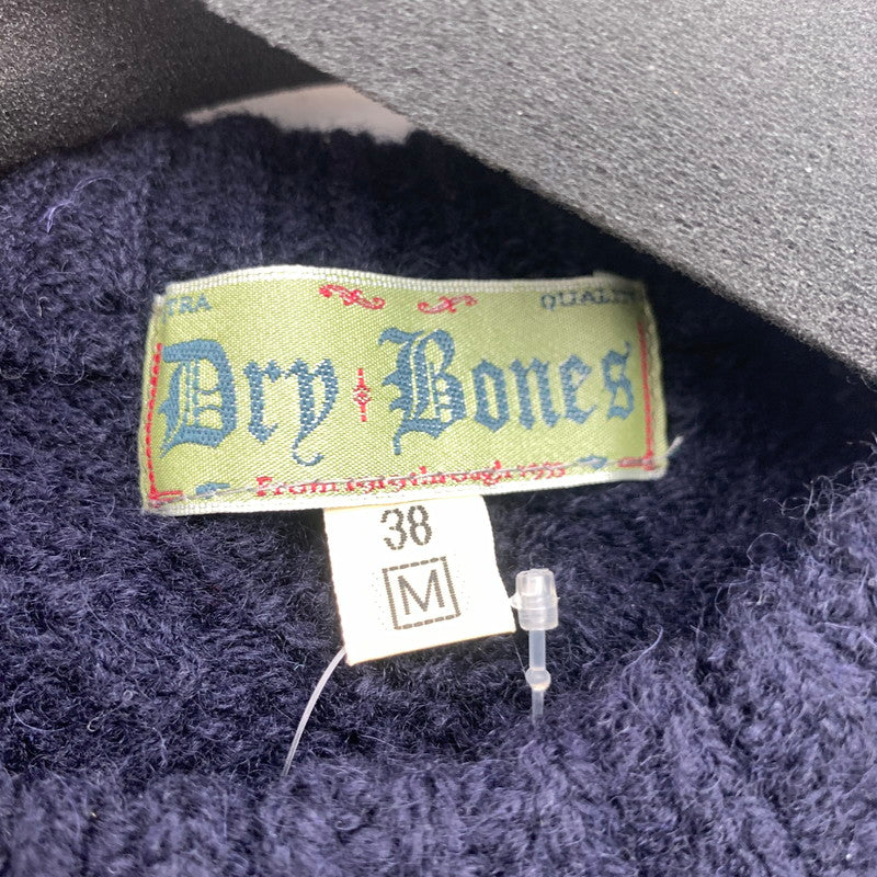 【中古品】【メンズ】 DRY BONES KNIT VEST ドライボーンズ ニットベスト ブランド 古着 145-260725-gm-21-fuzh サイズ：XL カラー：ネイビー 万代Net店