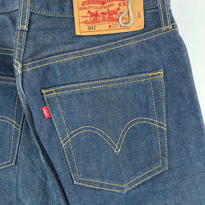 【中古品】【メンズ】 LEVIS 501 リーバイス501 デニムパンツ ジーンズ リジッド/ワンウォッシュ　※裾リペア有 156-260705-nm-09-fuzh サイズ：32 万代Net店