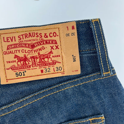 【中古品】【メンズ】 LEVIS 501 リーバイス501 デニムパンツ ジーンズ リジッド/ワンウォッシュ　※裾リペア有 156-260705-nm-09-fuzh サイズ：32 万代Net店