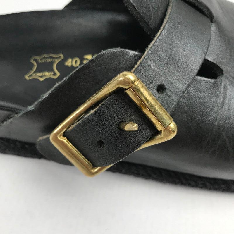 【中古品】【メンズ】 YUKETEN ユケテン SAL 1 サンダル シューズ 靴 本体のみ 164-260628-mh-01-fuz サイズ：40 カラー：ブラック 万代Net店