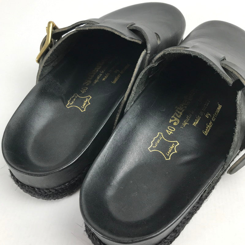 【中古品】【メンズ】 YUKETEN ユケテン SAL 1 サンダル シューズ 靴 本体のみ 164-260628-mh-01-fuz サイズ：40 カラー：ブラック 万代Net店