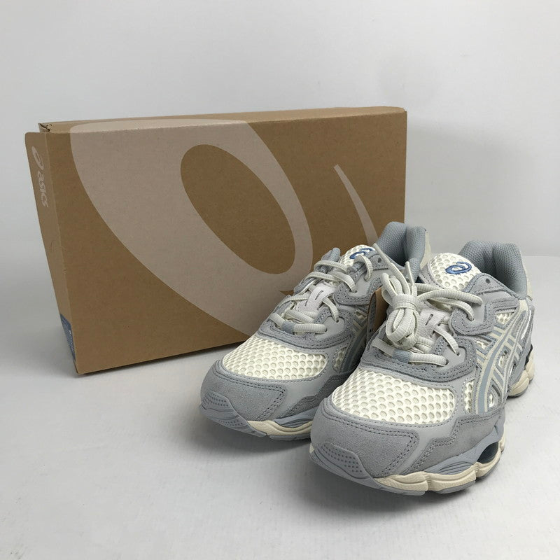 【中古美品】【メンズ】 ASICS アシックス F921223 スニーカー 靴 シューズ 162-260628-mh-04-fuz サイズ：25cm カラー：アイボリー グレー 万代Net店