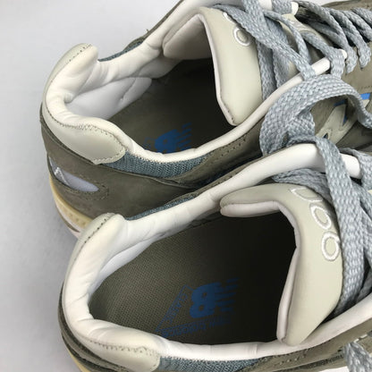 【中古品】【メンズ】 NEW BALANCE ニューバランス M990KBM2 990V2 スニーカー 靴 シューズ 162-260628-mh-14-fuz サイズ：25cm カラー：グレー ブルー 万代Net店