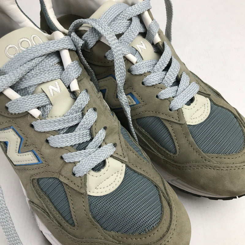 【中古品】【メンズ】 NEW BALANCE ニューバランス M990KBM2 990V2 スニーカー 靴 シューズ 162-260628-mh-14-fuz サイズ：25cm カラー：グレー ブルー 万代Net店
