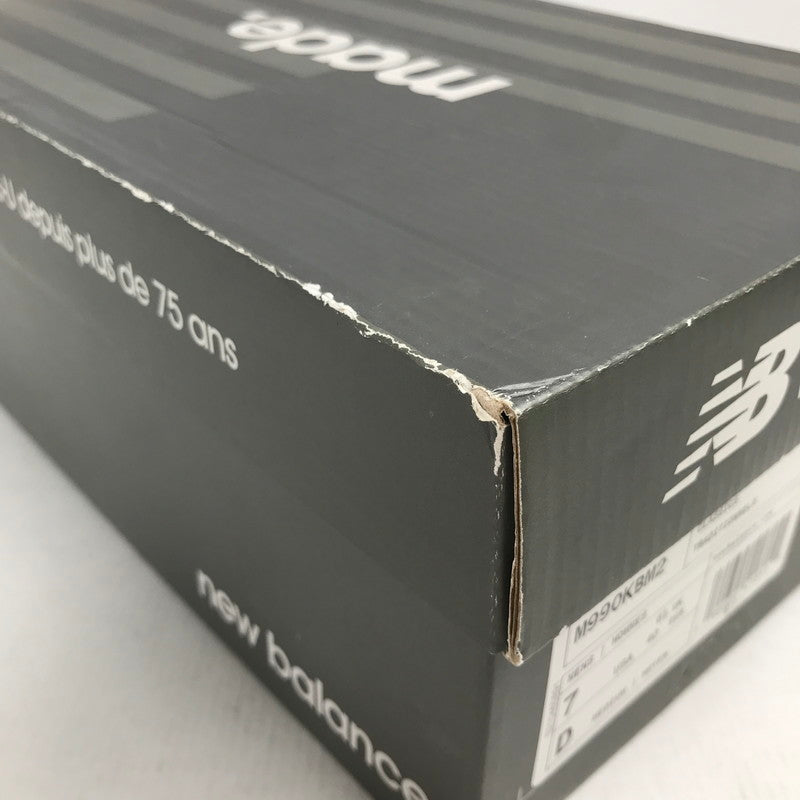 【中古品】【メンズ】 NEW BALANCE ニューバランス M990KBM2 990V2 スニーカー 靴 シューズ 162-260628-mh-14-fuz サイズ：25cm カラー：グレー ブルー 万代Net店