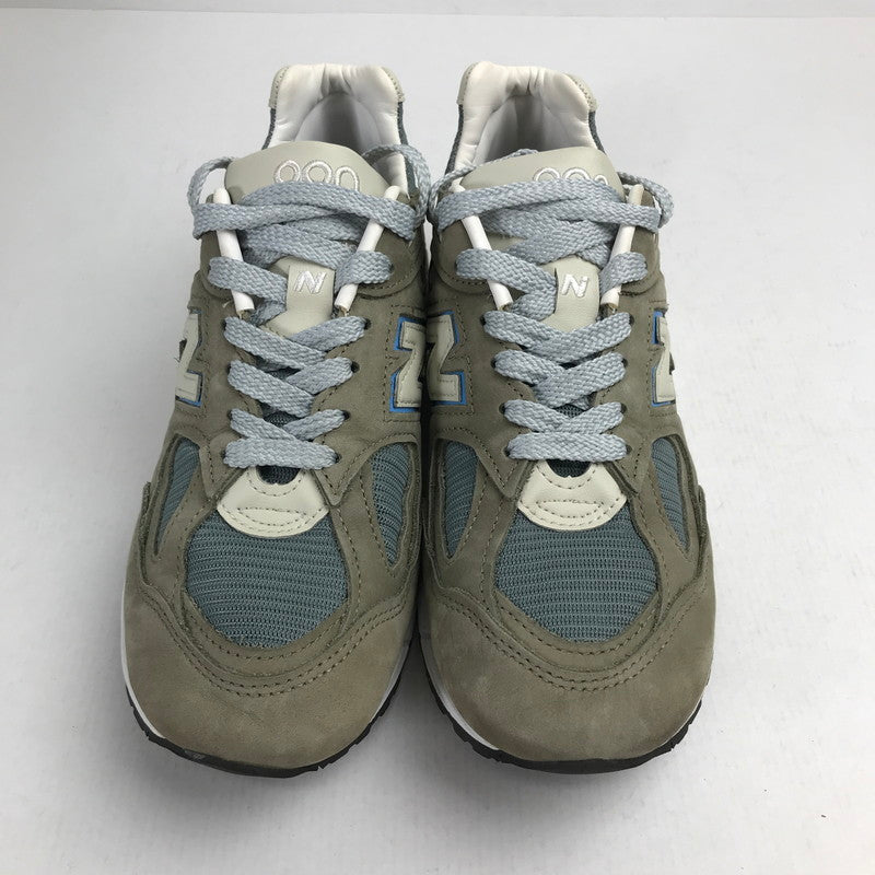 【中古品】【メンズ】 NEW BALANCE ニューバランス M990KBM2 990V2 スニーカー 靴 シューズ 162-260628-mh-14-fuz サイズ：25cm カラー：グレー ブルー 万代Net店