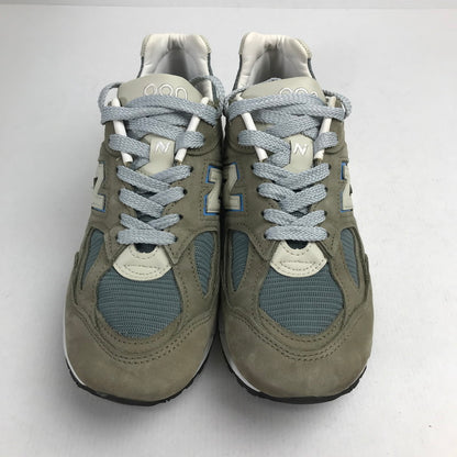 【中古品】【メンズ】 NEW BALANCE ニューバランス M990KBM2 990V2 スニーカー 靴 シューズ 162-260628-mh-14-fuz サイズ：25cm カラー：グレー ブルー 万代Net店