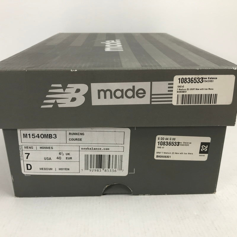 【中古品】【メンズ】 NEW BALANCE ニューバランス M1540MB3 1540V3 スニーカー 靴 シューズ 162-260628-mh-15-fuz サイズ：25cm カラー：グレー ブルー 万代Net店