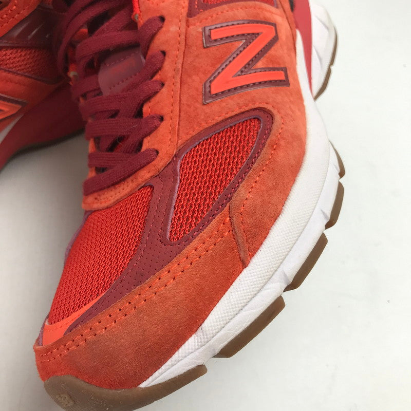 【中古品】【メンズ】 NEW BALANCE ニューバランス M990MS5 990V5 スニーカー 靴 シューズ 162-260628-mh-16-fuz サイズ：25cm カラー：レッド 万代Net店