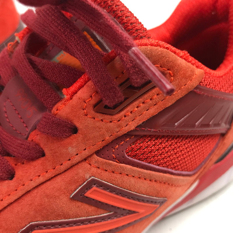 【中古品】【メンズ】 NEW BALANCE ニューバランス M990MS5 990V5 スニーカー 靴 シューズ 162-260628-mh-16-fuz サイズ：25cm カラー：レッド 万代Net店