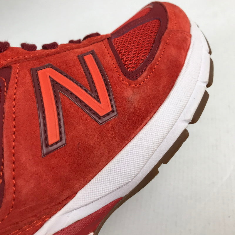 【中古品】【メンズ】 NEW BALANCE ニューバランス M990MS5 990V5 スニーカー 靴 シューズ 162-260628-mh-16-fuz サイズ：25cm カラー：レッド 万代Net店