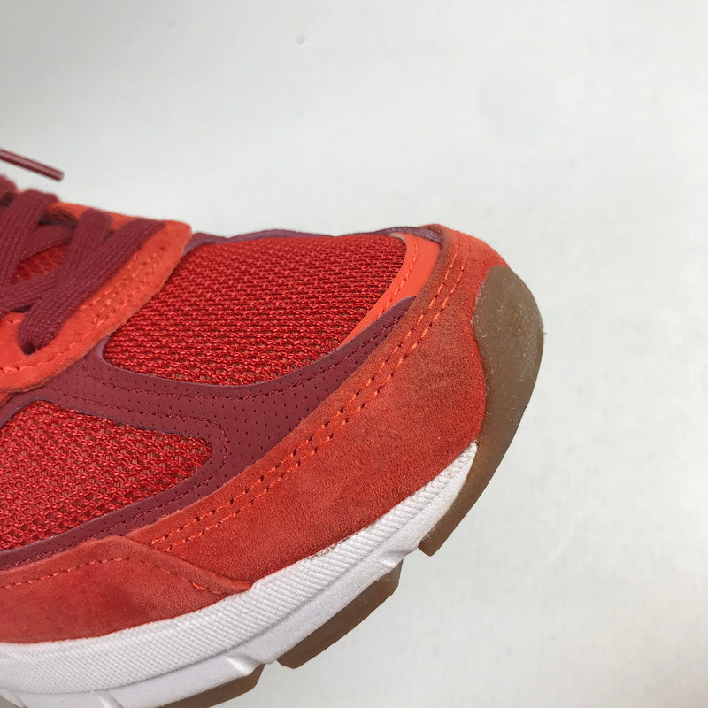 【中古品】【メンズ】 NEW BALANCE ニューバランス M990MS5 990V5 スニーカー 靴 シューズ 162-260628-mh-16-fuz サイズ：25cm カラー：レッド 万代Net店