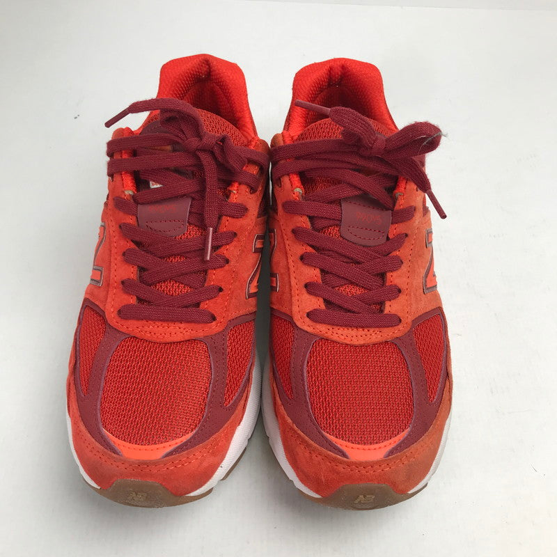 【中古品】【メンズ】 NEW BALANCE ニューバランス M990MS5 990V5 スニーカー 靴 シューズ 162-260628-mh-16-fuz サイズ：25cm カラー：レッド 万代Net店