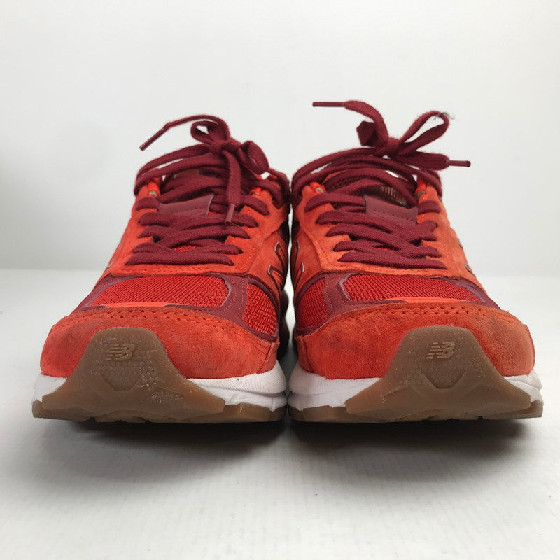 【中古品】【メンズ】 NEW BALANCE ニューバランス M990MS5 990V5 スニーカー 靴 シューズ 162-260628-mh-16-fuz サイズ：25cm カラー：レッド 万代Net店