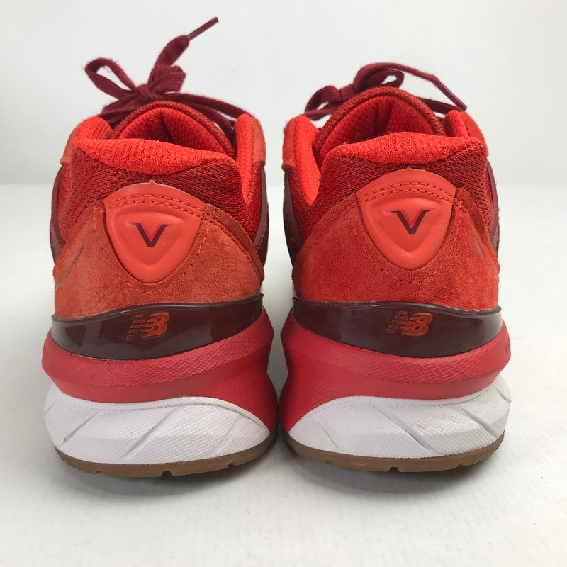 【中古品】【メンズ】 NEW BALANCE ニューバランス M990MS5 990V5 スニーカー 靴 シューズ 162-260628-mh-16-fuz サイズ：25cm カラー：レッド 万代Net店