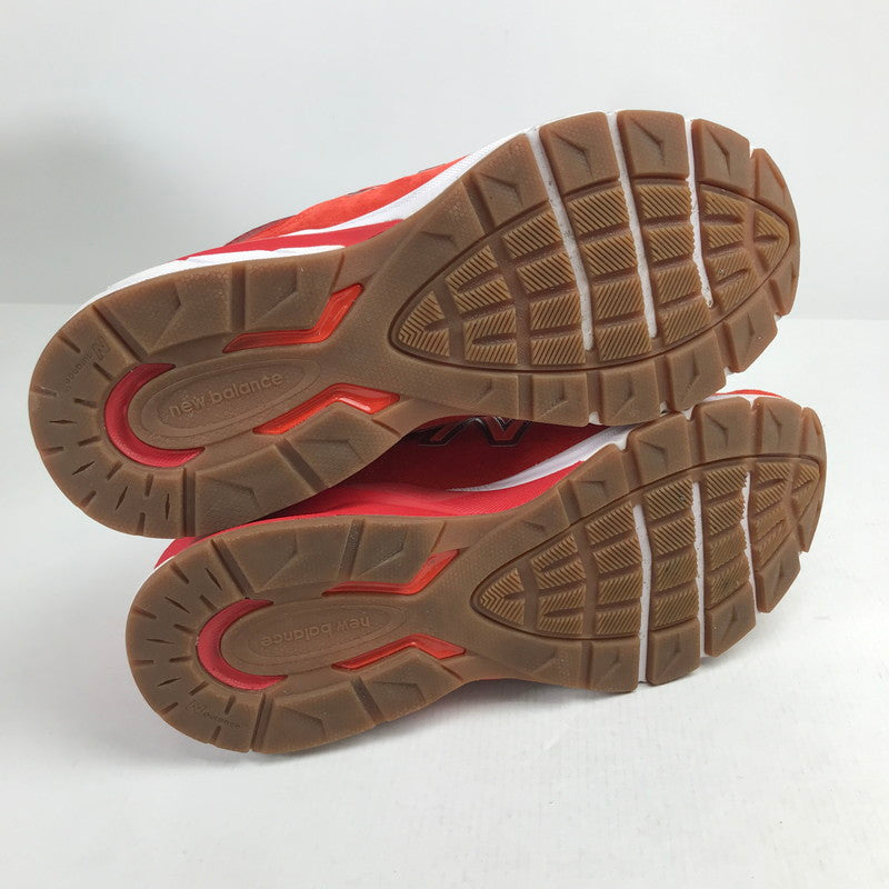 【中古品】【メンズ】 NEW BALANCE ニューバランス M990MS5 990V5 スニーカー 靴 シューズ 162-260628-mh-16-fuz サイズ：25cm カラー：レッド 万代Net店