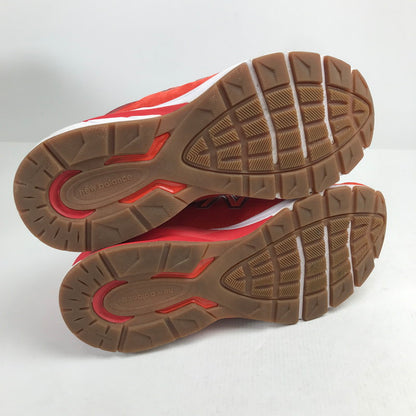 【中古品】【メンズ】 NEW BALANCE ニューバランス M990MS5 990V5 スニーカー 靴 シューズ 162-260628-mh-16-fuz サイズ：25cm カラー：レッド 万代Net店