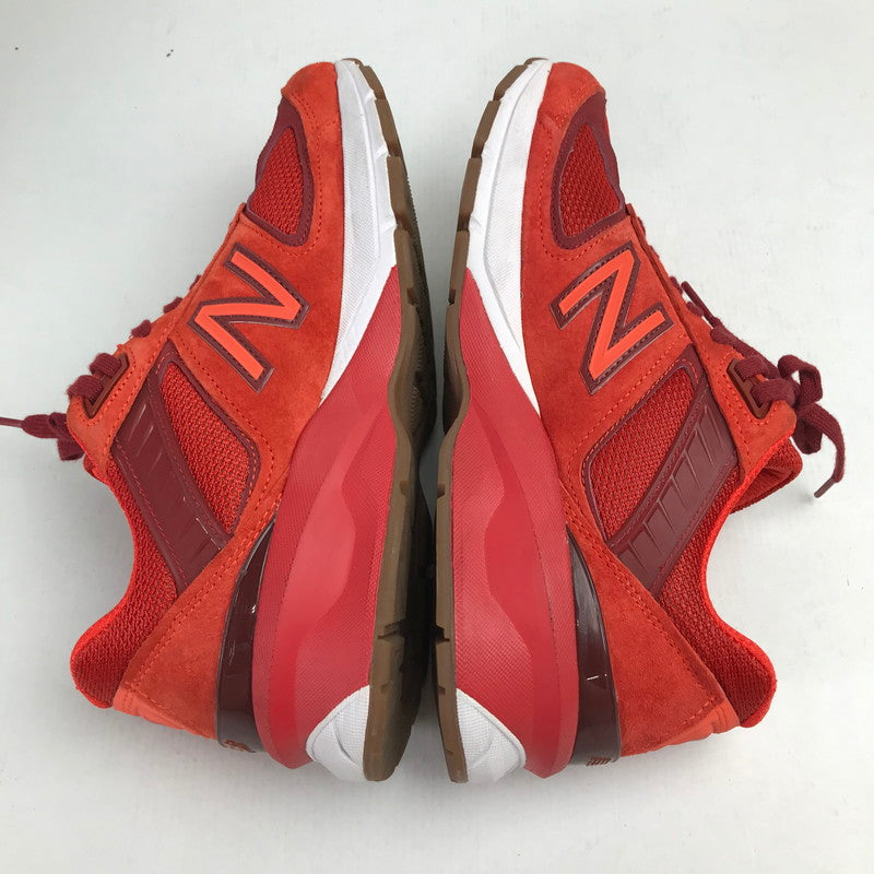 【中古品】【メンズ】 NEW BALANCE ニューバランス M990MS5 990V5 スニーカー 靴 シューズ 162-260628-mh-16-fuz サイズ：25cm カラー：レッド 万代Net店