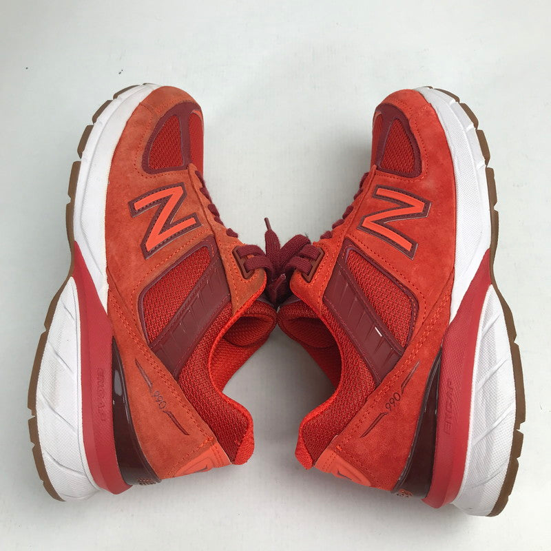 【中古品】【メンズ】 NEW BALANCE ニューバランス M990MS5 990V5 スニーカー 靴 シューズ 162-260628-mh-16-fuz サイズ：25cm カラー：レッド 万代Net店