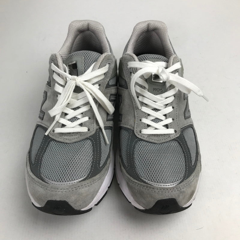 【中古品】【メンズ】 NEW BALANCE ニューバランス M990GL5 990V5 "GRAY" スニーカー 靴 シューズ 162-260628-mh-13-fuz サイズ：25cm カラー：グレー 万代Net店