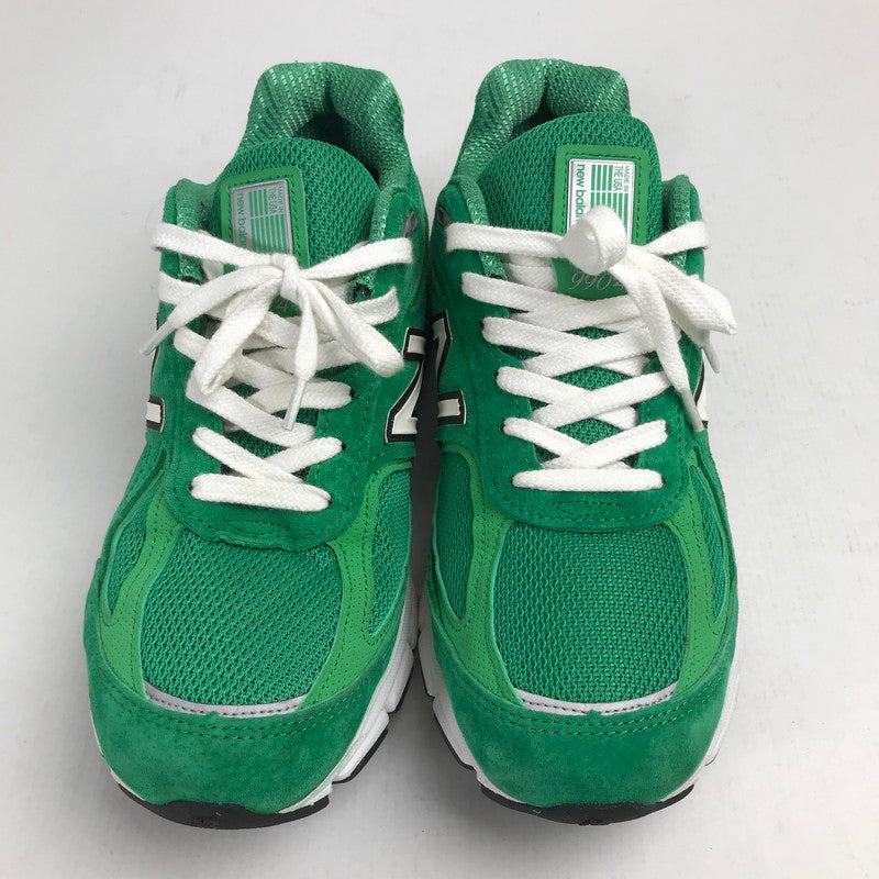 【中古品】【メンズ】 NEW BALANCE ニューバランス M990NG4 990V4 本体のみ スニーカー 靴 シューズ 162-260628-mh-03-fuz サイズ：25cm カラー：グリーン 万代Net店