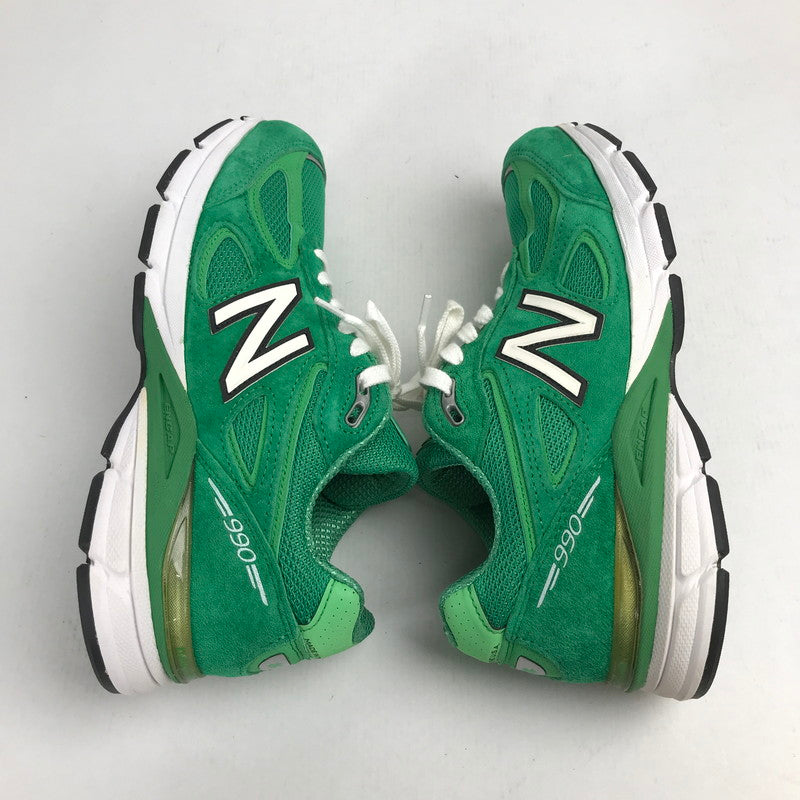 【中古品】【メンズ】 NEW BALANCE ニューバランス M990NG4 990V4 本体のみ スニーカー 靴 シューズ 162-260628-mh-03-fuz サイズ：25cm カラー：グリーン 万代Net店