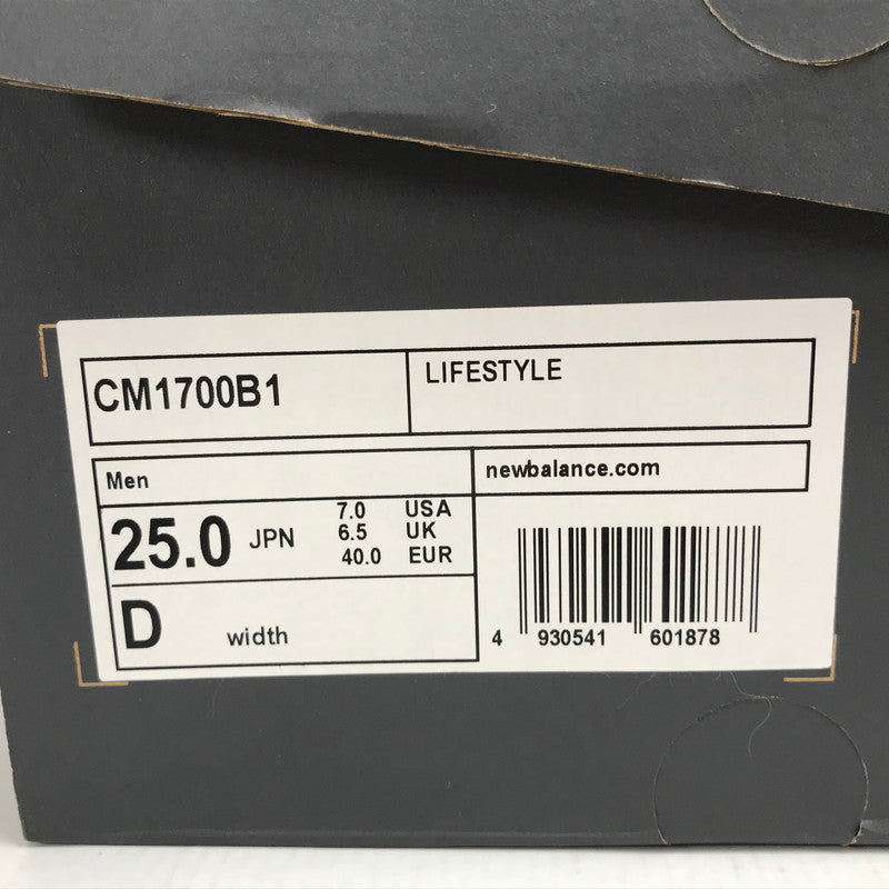 【中古品】【メンズ】 NEW BALANCE ニューバランス CM1700B1 SNEAKER スニーカー 靴 シューズ 162-260628-mh-11-fuz サイズ：25cm カラー：グレー 万代Net店