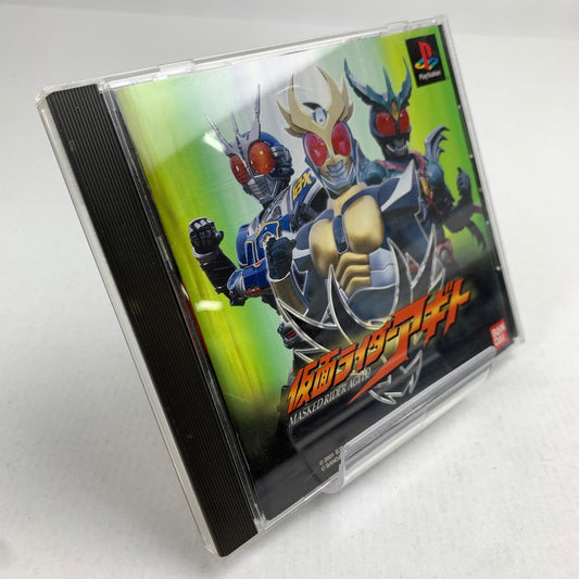 【中古品】 PS 仮面ライダーアギト プレステ レトロゲーム 動作確認済 ※帯に折れあり 023-260718-io-63-fuzh 万代Net店