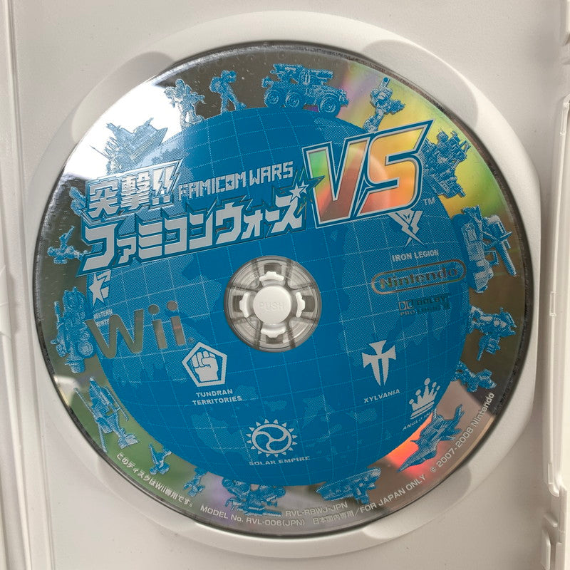 【中古品】 Nintendo Wii ニンテンドー ウィー ソフト 突撃!!ファミコンウォーズVS [CERO区分_B / 12歳以上対象] 023-260626-mh-14-fuzh 万代Net店