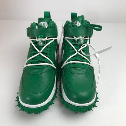 【中古美品】【メンズ】 NIKE × OFF-WHITE ナイキ オフホワイト DR0500-300 AIR FORCE 1 MID SP LTHR "PINE GREEN" エアフォース1 ミッド スニーカー 靴 シューズ 160-260628-mh-06-fuz サイズ：28.5cm カラー：パイングリーン 万代Net店