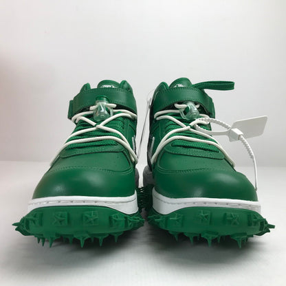 【中古美品】【メンズ】 NIKE × OFF-WHITE ナイキ オフホワイト DR0500-300 AIR FORCE 1 MID SP LTHR "PINE GREEN" エアフォース1 ミッド スニーカー 靴 シューズ 160-260628-mh-06-fuz サイズ：28.5cm カラー：パイングリーン 万代Net店