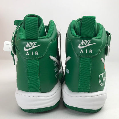 【中古美品】【メンズ】 NIKE × OFF-WHITE ナイキ オフホワイト DR0500-300 AIR FORCE 1 MID SP LTHR "PINE GREEN" エアフォース1 ミッド スニーカー 靴 シューズ 160-260628-mh-06-fuz サイズ：28.5cm カラー：パイングリーン 万代Net店